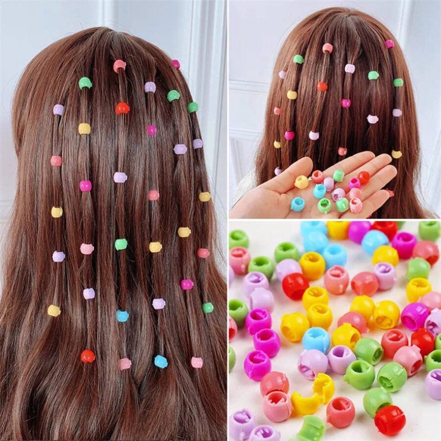 Haarkralen haarclips meisjes gekleurd snoepkleuren vakantie haarmode feestje 50 stuks