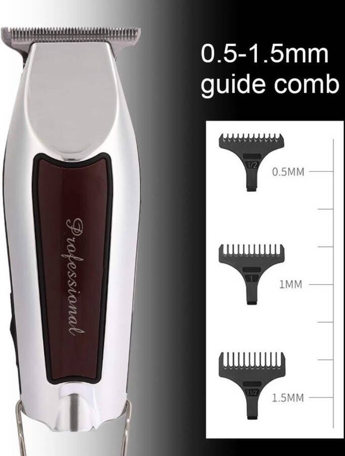 Haartrimmer professionele USB oplaadbare elektrische tondeuse Haarmodellering Carving Persoonlijke haarknipset[USB]Haardrogers accessoires