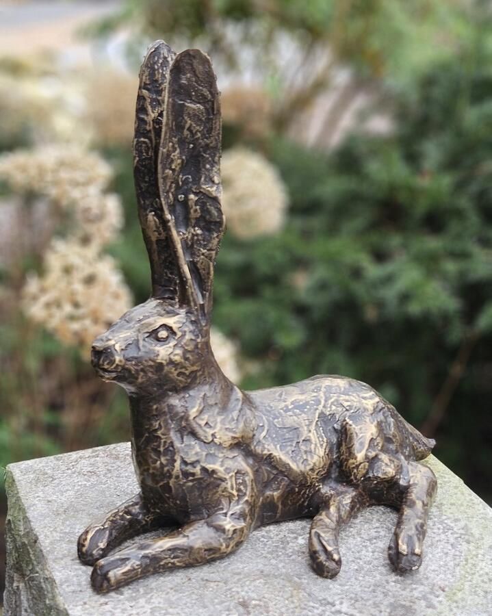 HAAS BRONZEN TUINBEELD BRONZEN DIERENBEELD