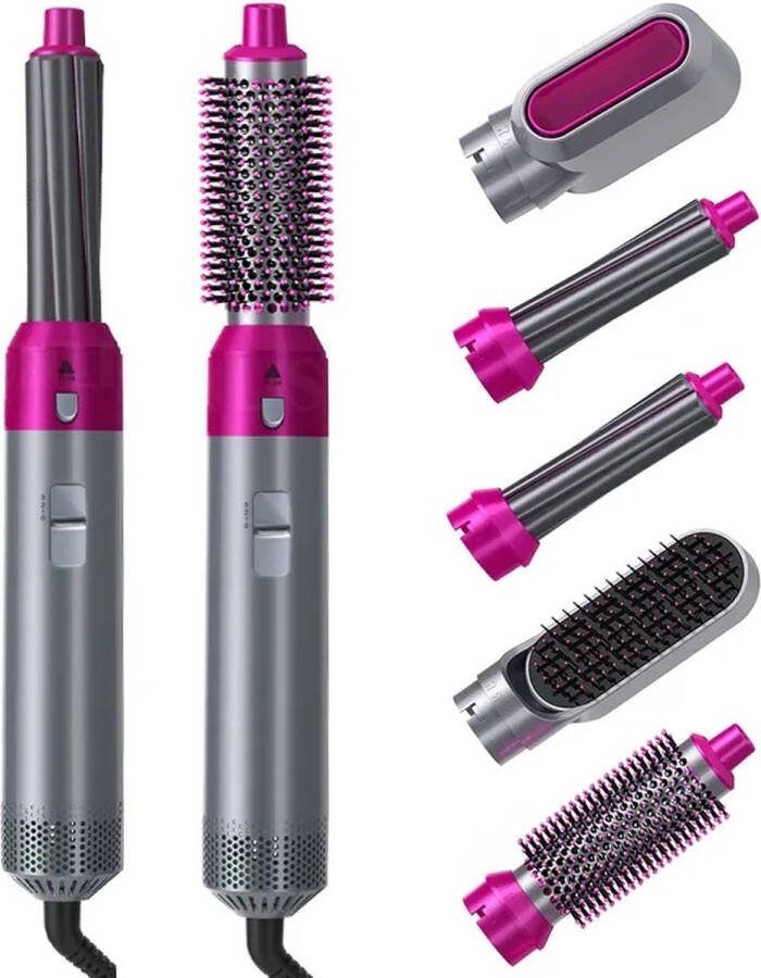 Hair Dryer Brush Set 5in1 Haardroger Föhnborstelset Blowdry Multistyler Föhn Krulborstel Airstyler Krulborstel
