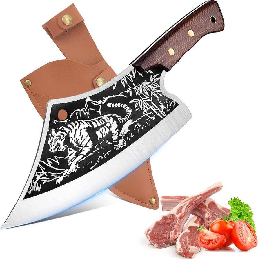 Merkloos Sans marque hakmes slagermessen koksmes mes keukenmes
