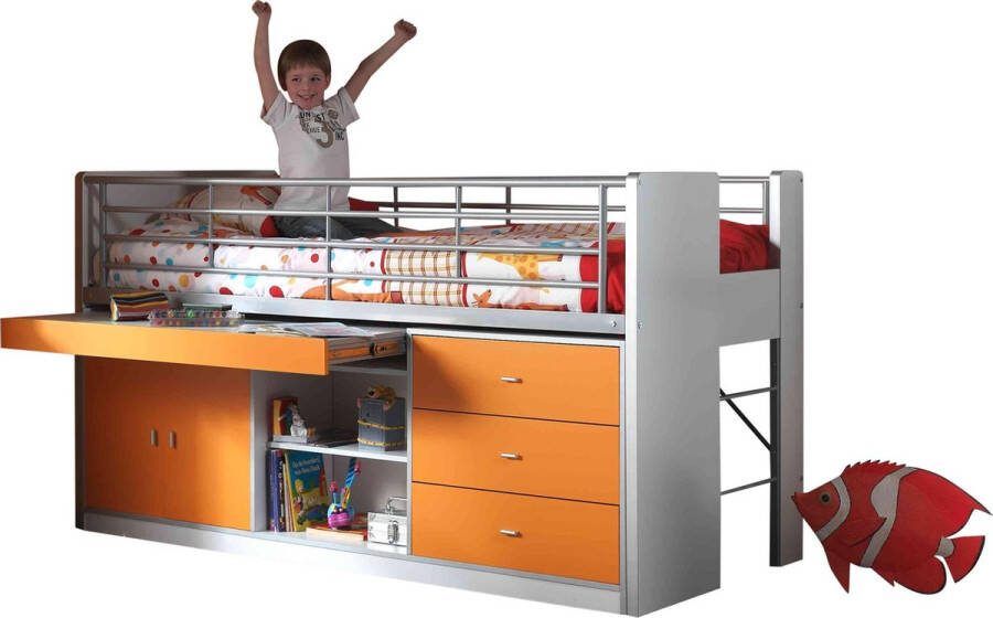 Halfhoogslaper Evi Oranje Hoogte 116 cm