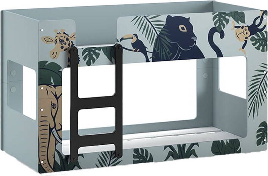 Halfhoogslaper Rody Jungle MDF Hoogte 120.5 cm