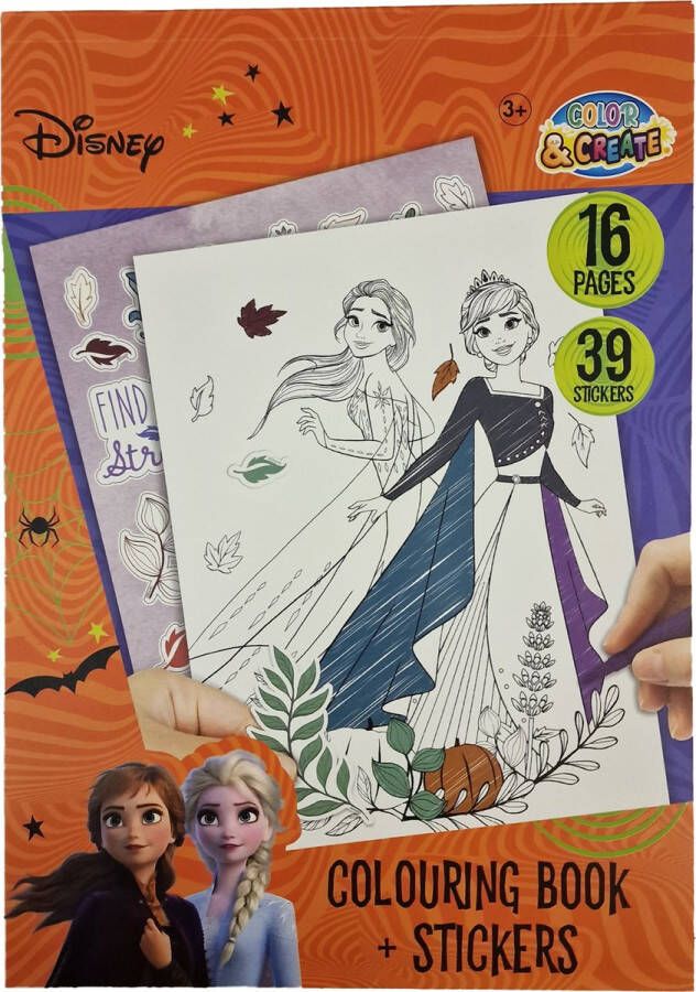 Halloween Kleurboek Frozen 16 Pagina's