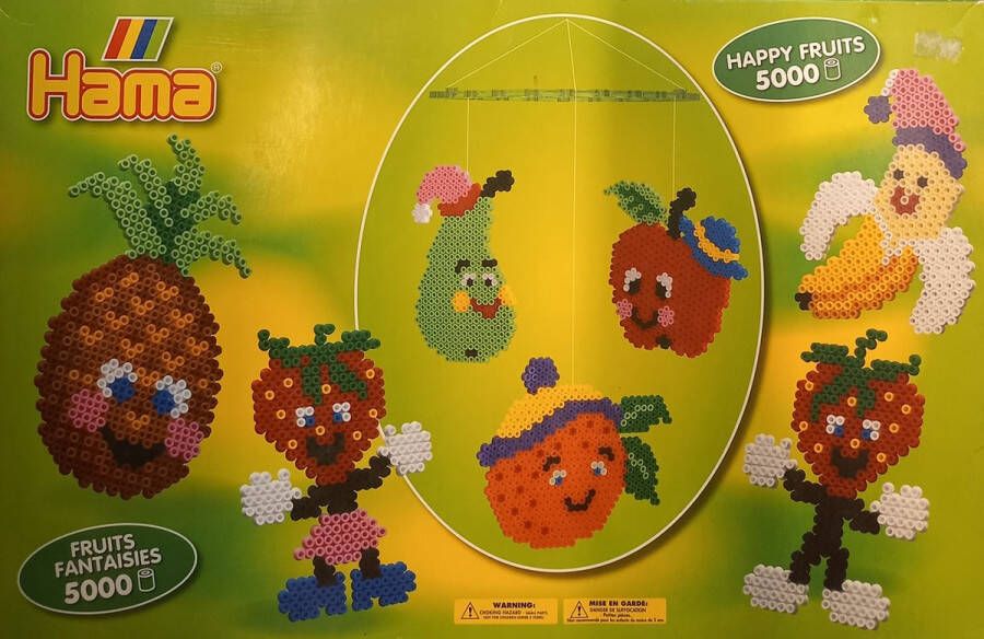 Hama strijkkralen Happy Fruits 5000 kralen