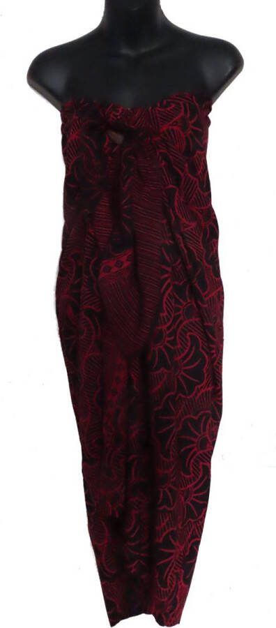 Merkloos Sans marque hamamdoek sauna doek pareo sarong sari strepen vlekken patroon lengte 115 cm breedte 165 kleuren blauw groen beige versierd met franjes