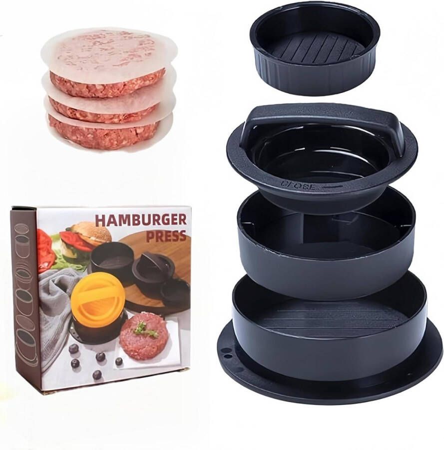 Hamburgerpers niet-klevend vlees rundvlees hamburgervorm voor barbecue grillen en koken smash burger