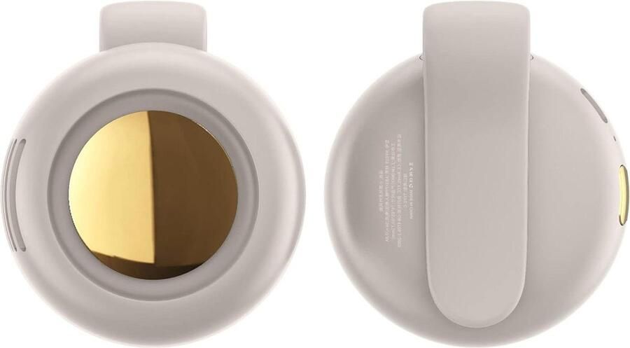 Hand Gratis Taille Clip Op USB Bladloze Draagbare Mini Ventilator Wit Outdoor Air Cooler