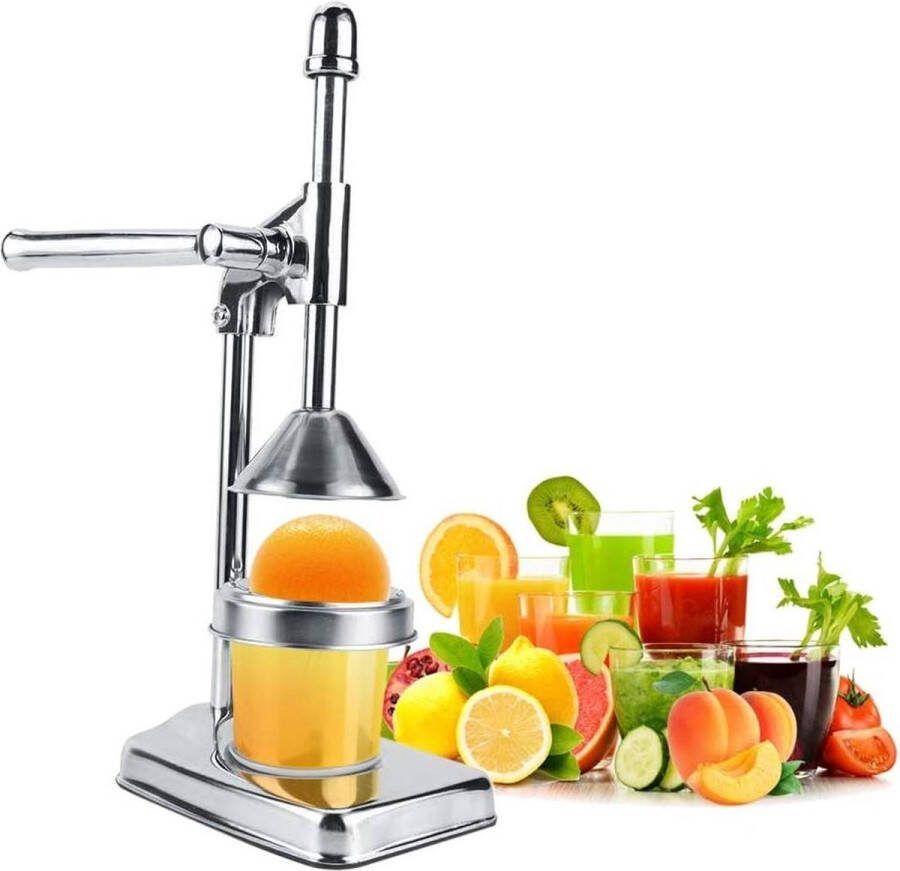Hand Press Leaver Stainless Steel Manual Juicer Professional Food Grade Steel Effective Ergonomic Fruit Squeezer for Orange Lemon
