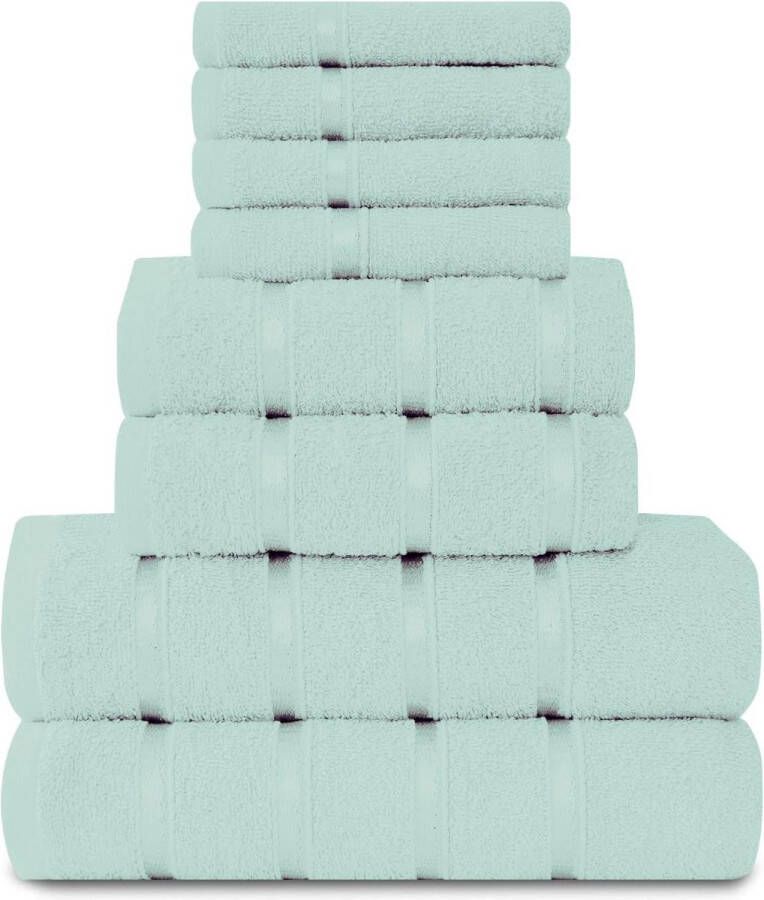 Handdoekenset Egyptisch katoen gezichtshanddoek handdoek badhanddoek sneldrogende en zeer absorberende handdoeken eendenei wasbare handdoeken voor badkamer