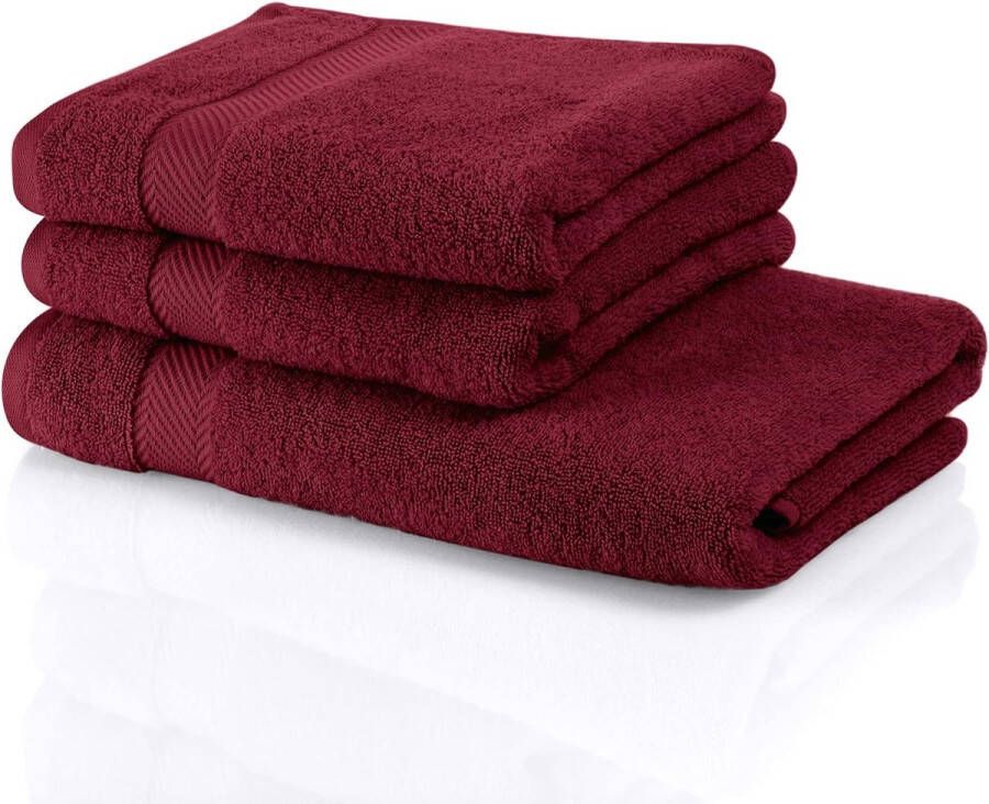 Handdoekenset van 100% natuurlijk Turks katoen 500 g m² 1 badhanddoek (70 140) en 2 handdoeken (50 100) 100% natuurlijk Turks katoen 500 g m² verpakking van 3 stuks