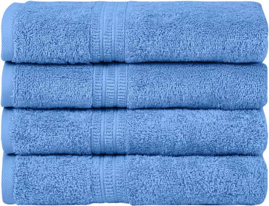 Handdoekset van 100% biologisch katoen badhanddoek hoge kwaliteit zacht en zeer absorberend sneldrogend Oeko-Tex gemaakt in groen en GOTS-gecertificeerd (2 badhanddoeken 4 handdoeken kegelbruin)