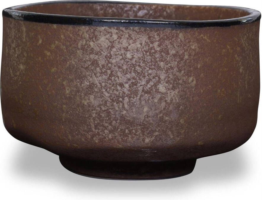 Handgemaakte Japanse matcha theekop goud groene theekop ceremonie Mino-goederen keramiek Kin Kessho chawan