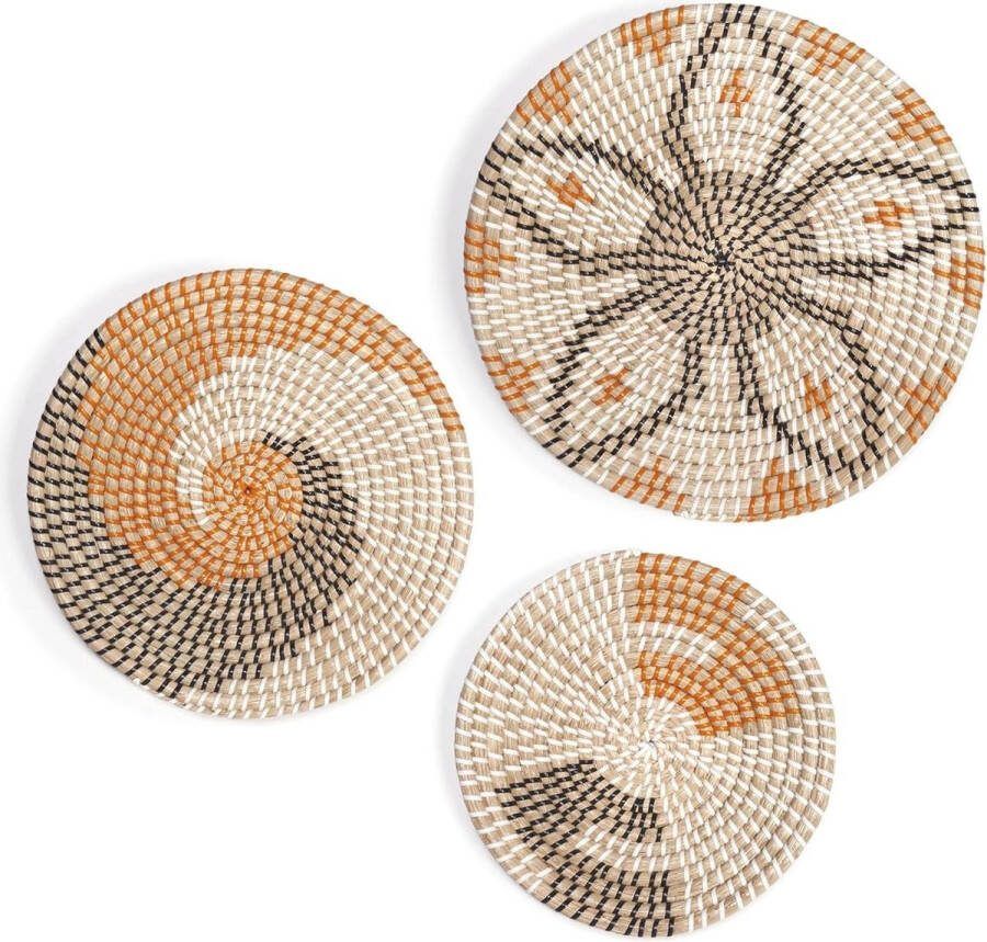 Handgemaakte Rieten Manden Wanddecoratie Muurdecoratie Woonkamer Slaapkamer Tuin Terras Handgemaakte Decoratie Muurdecoratie Accessories