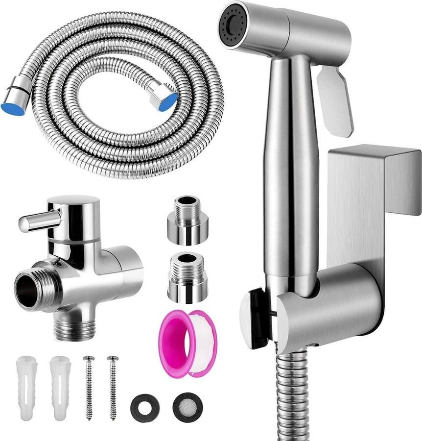 Handheld Bidet Toilet Sproeier Set met Douche en Houder voor Persoonlijke Hygiëne en Bedpan Reiniging van Babyluiers