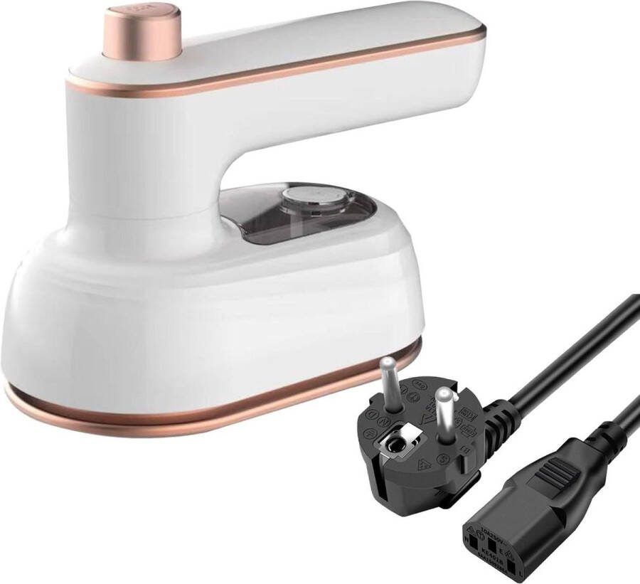 Handheld Household Steam Iron nat en droog draagbaar reisstrijkijzer voor reizen (wit) met stoomfunctie Mini strijkijzer