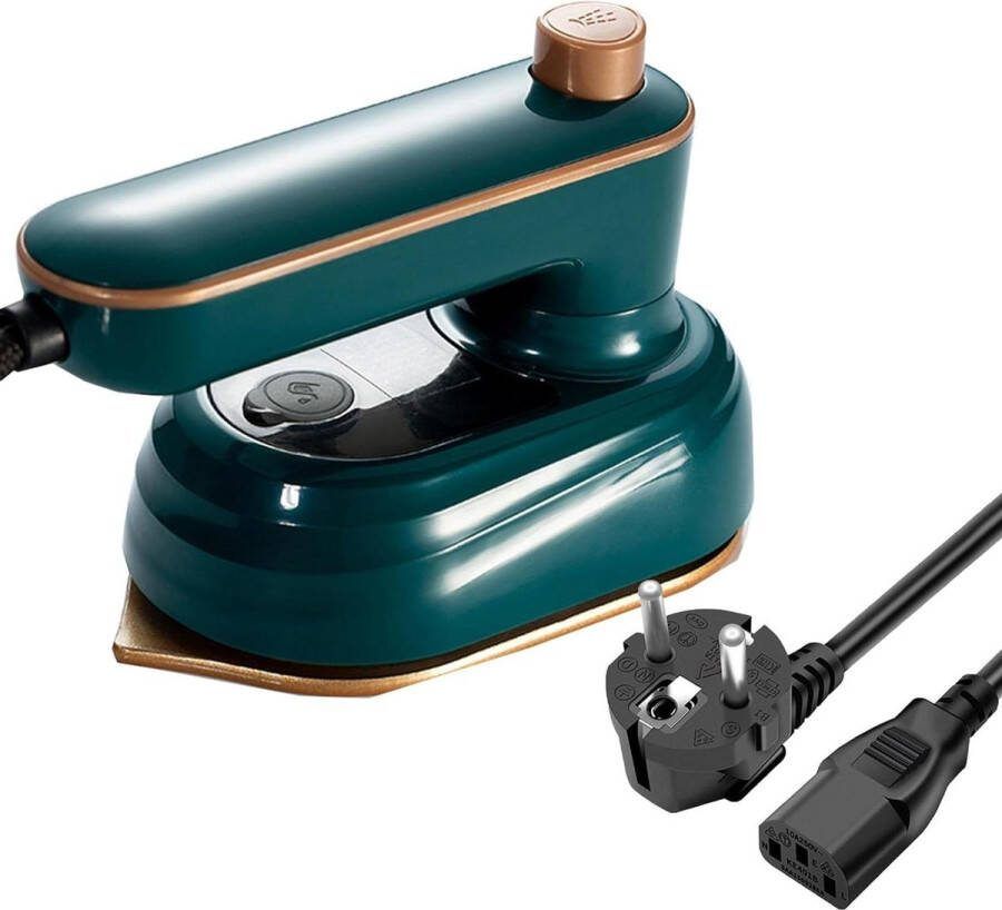 Handheld huissteam strijkijzer mini stoomstrijkijzer nat en droog draagbaar reisstrijkijzer voor reizen (groen) Mini strijkijzer