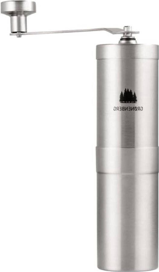 Handkoffiemolen van roestvrij staal met keramische maalwerk en traploze maalgraad instelling Handmatige koffiemolen voor onderweg met Espresso koffiemolen handoptie coffee grinder manual