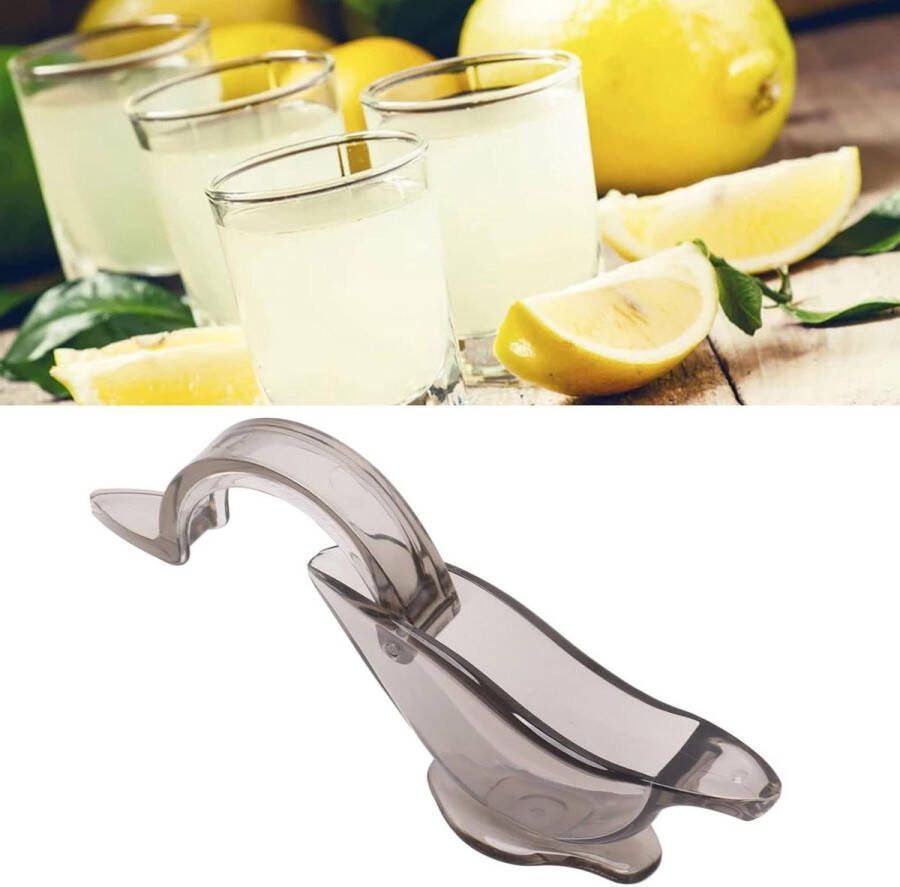 Handleiding Citroenpers Zwaanvorm Fruitpers Acryl Veilig Materiaal Duurzaam Citruspers Voor Keuken Café Bar Set van 5 Stuks