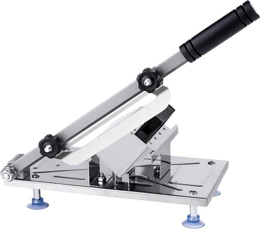 Handmatige Bevroren Vleessnijmachine Dikte Slicer voor Rundvlees Schaap Roll Spek Thuisgebruik