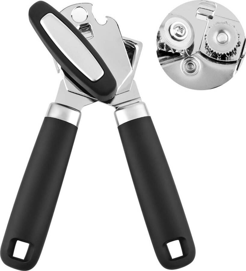 Handmatige blikopener zonder scherpe randen antislip handgreep ergonomisch bespaart tijd keukenaccessoire Blikopener
