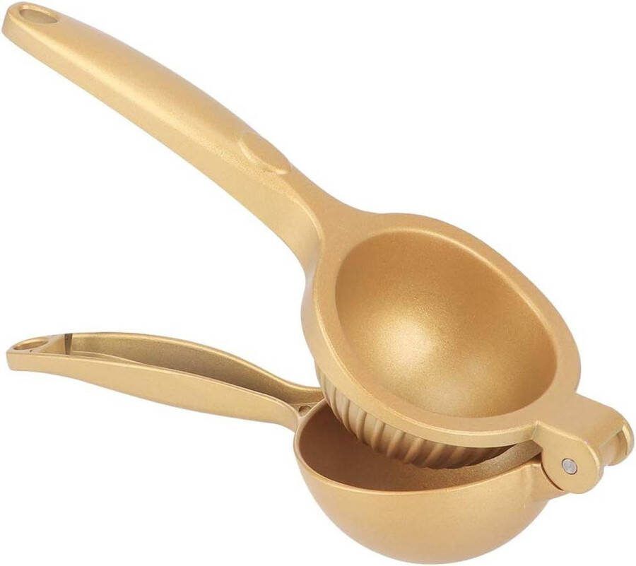 Handmatige citroenpers zink legering oranje vruchtenpers juicer keukenaccessoires goud