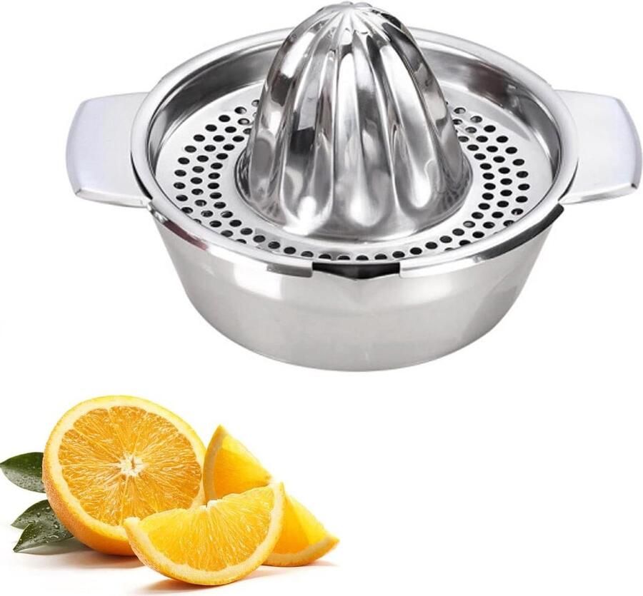 Handmatige citruspers roestvrij staal afneembaar gemakkelijk te reinigen vruchtensappen