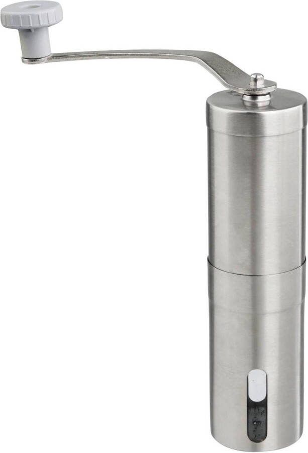 Handmatige Koffiemolen Hoogwaardige Handkoffiemolen met Keramische Molen Draagbare Espressomolen Keukenhulp voor Koffiebonen en Kruiden (Zilver) coffee grinder manual