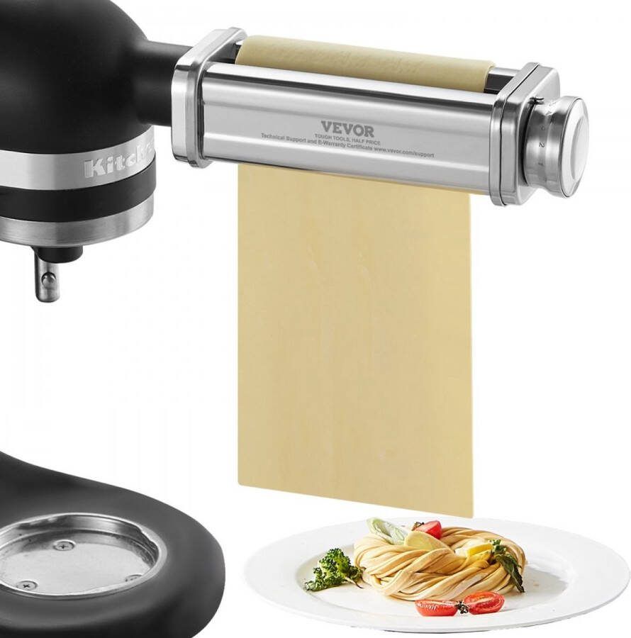 Handmatige pastamachine roestvrij staal roestvrij staal verse handmatige pastarollermachine verstelbare Italiaanse platte deegmachine pastamachine voor spaghetti lasagne tagliatelle