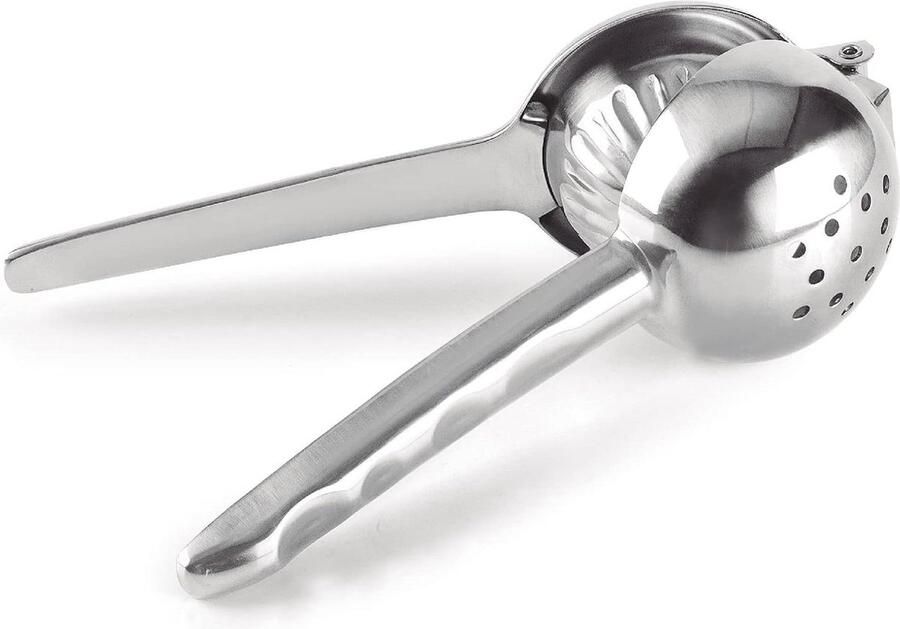 Manual Juicer Stainless Steel 18 10 for Limes Lemons and Oranges Ergonomic Handle Dishwasher Safe