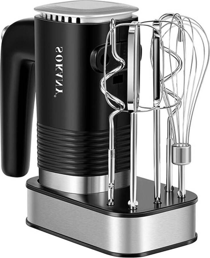 Handmixer 800 W 5 snelheden Exit-knop 2 kneedhaken 2 gardes