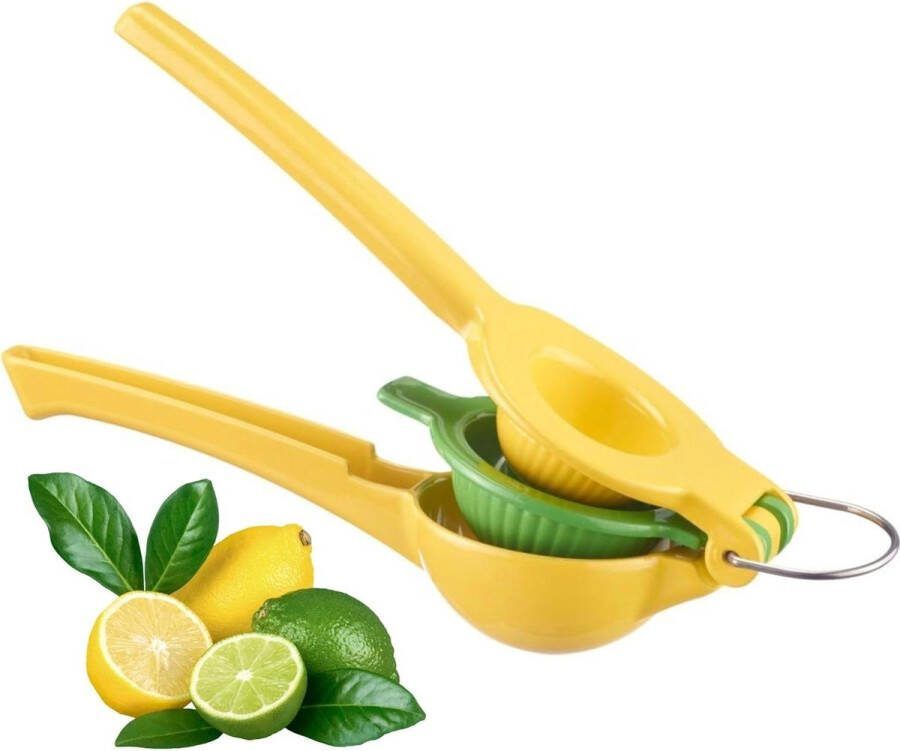 Handpers voor cocktails Citruspers 2 in 1 voor limoensap en citroen Aluminium