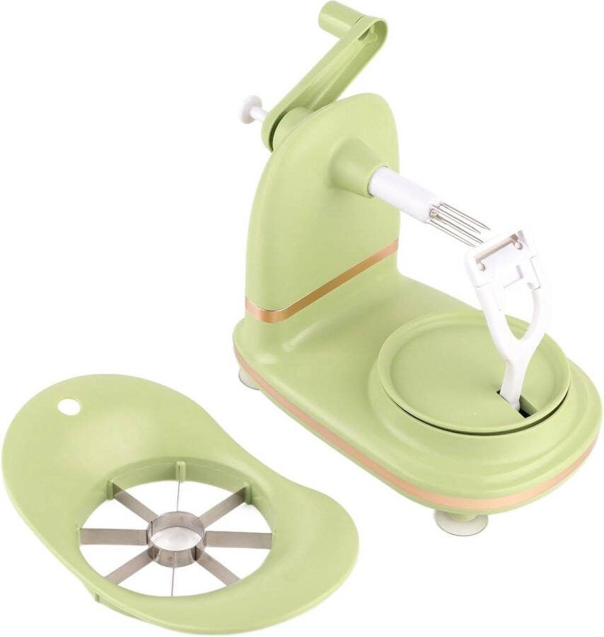 Handslinger Appelschiller Roestvrij Staal Snijmachine Groene Appelschiller Lichtgewicht