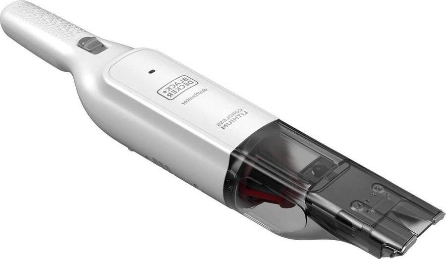 Handstofzuiger 12V 1.5Ah Lithium batterij uitschuifbaar open mondstuk basisoplader accessoires Meerkleurig