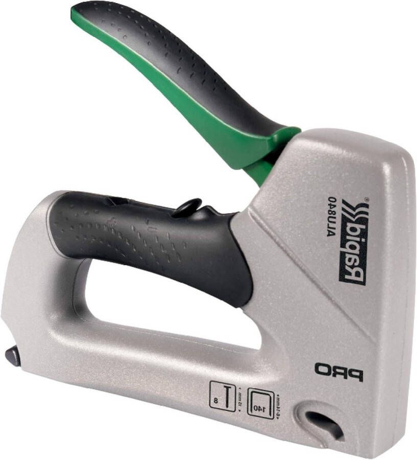 Handtacker ALU840 Krachtig Aluminium Nietpistool voor Hout Folies Type 140 6-14mm Brads Type 8 15mm