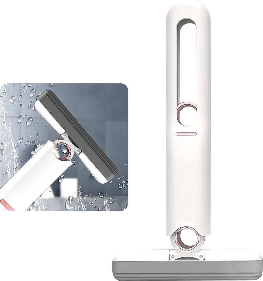 Handwasbare desktop reiniging mini mop dweil met uitwringfunctie tegeldweilset aardbeienblaas dweil vloerwisser reiniger voor vloer raam vloer muur tegels hardhout