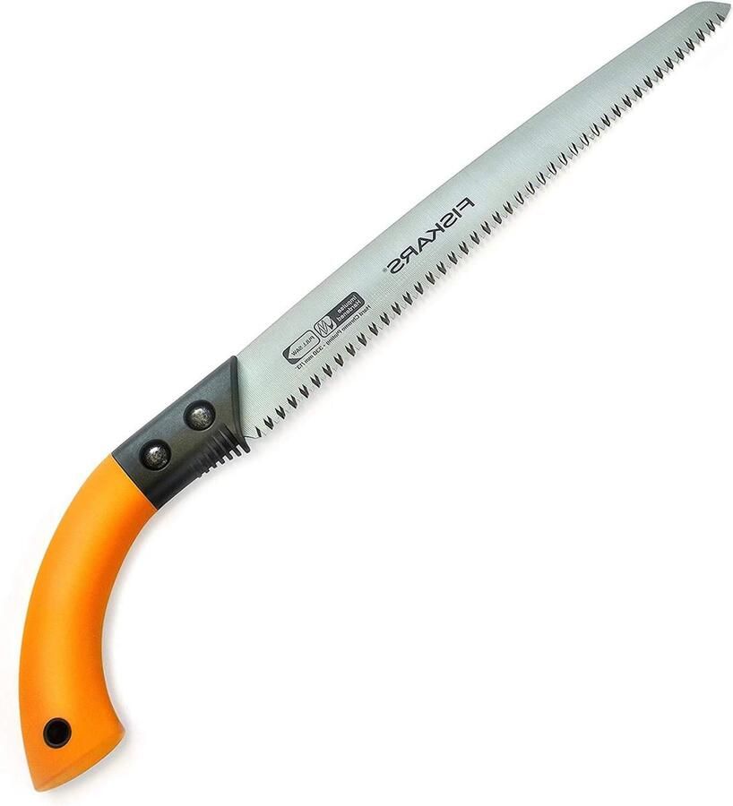 Handzaag voor jong hout bladlengte 33 cm roestvrij staal zwart oranje SW84 1001620 garden saw hand