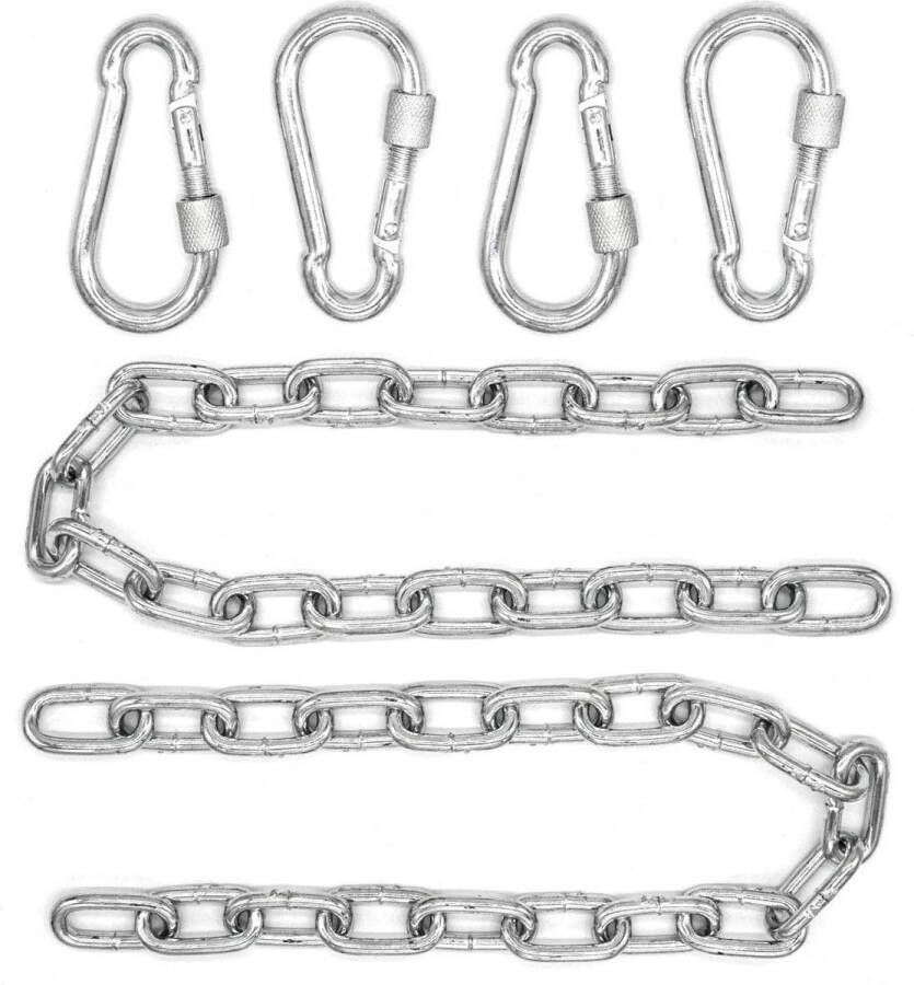 Hangende Stoelketting 50cm tot 230kg Karabiners Schommel Bokszak Ophanging