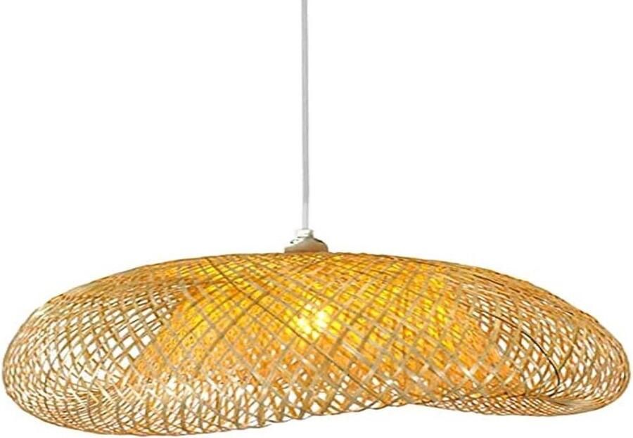 Hanglamp natuurlijke wilgentenen vintage E27 rotan lampenkap bamboe hout eetkamer keuken woonkamer