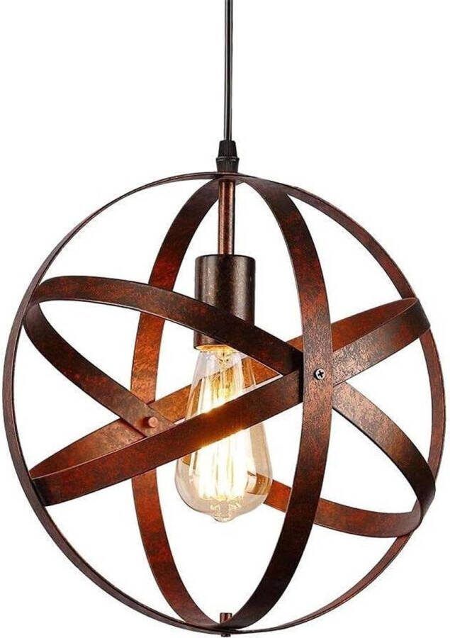 Hanglamp retro kroonluchter plafondlamp vintage industriële verlichting voor restaurant en bar 30 cm