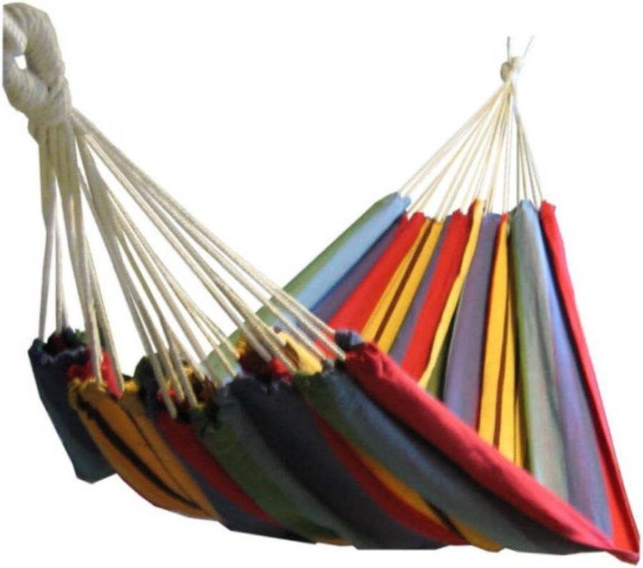 Hangmat voor meerdere personen 210 x 150 cm belastbaar tot 300 kg
