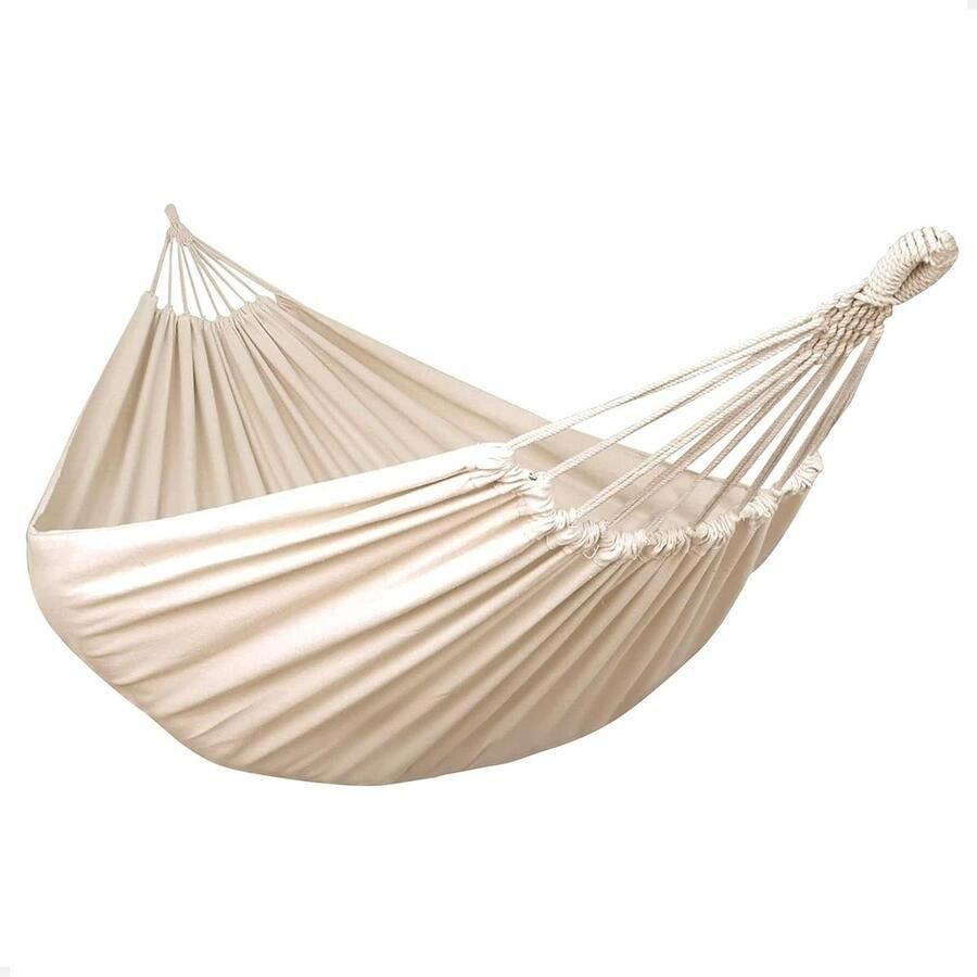 Hangmat voor tuin en camping Hangmatten stof Afmetingen 220 x 162 cm Maximaal gewicht 200 kg Capaciteit 1 persoon