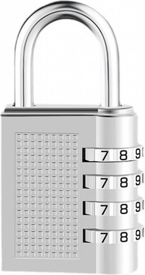 Hangslot cijferslot 4-cijferig hangslot combinatieslot hangslot met cijfercode weerbestendig deur kluisje tuinhekken