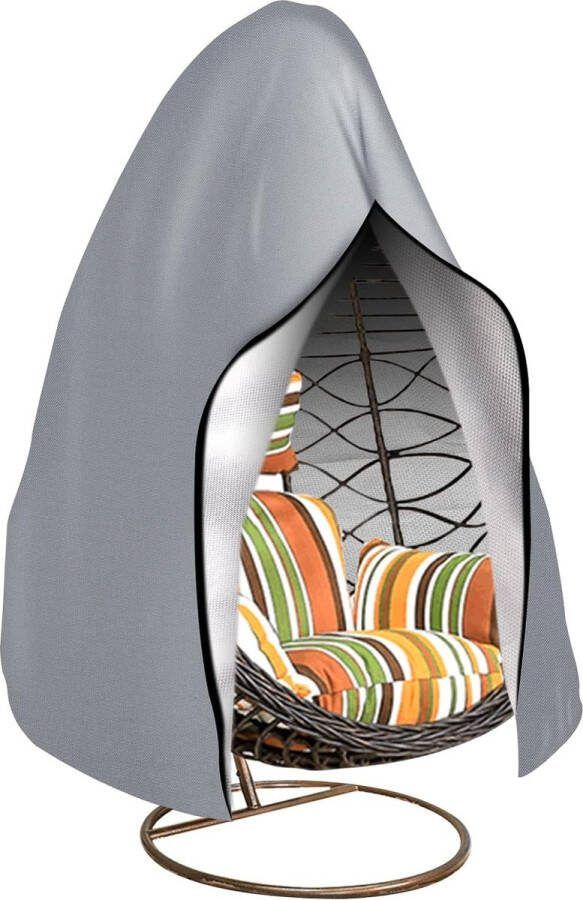 Hangstoelhoes waterdichte zeildoekhoes voor hangstoel met frame beschermhoes voor tuinschommel UV-bestendig heavy duty hangmand beschermhoes weerbestendig