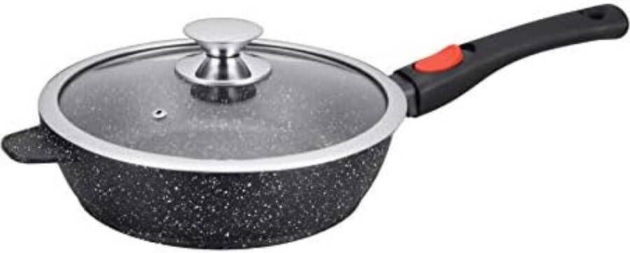 Hapjespan 28cm met deksel Hapjespan 28cm met deksel voor inductie