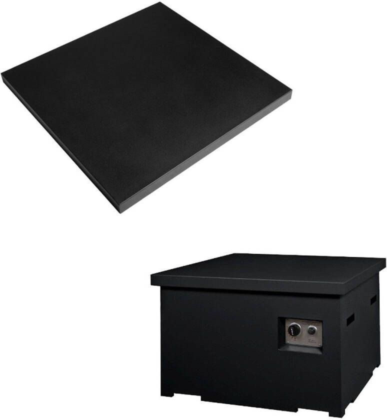 Merkloos Sans marque Happy Cocooning Deksel Happy Cocoon Table VK Zwart