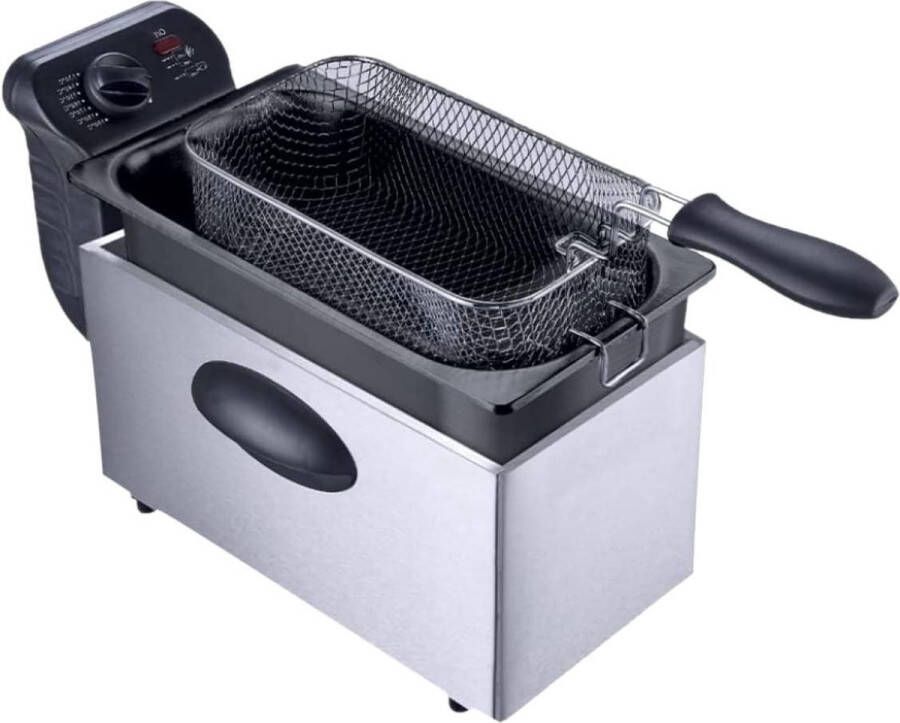 Happy Frites Tradition elektrische friteuse afneembare container 3 l vermogen 2000 W roestvrij staal kopen aanbieding