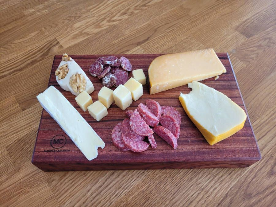 Hardhouten Borrelplank -snijplank charcuterie