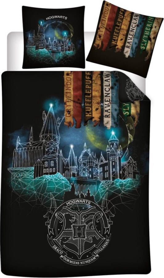 SimbaShop Harry Potter Dekbedovertrek Tovenarij Eenpersoons 140 x 200 cm Polyester