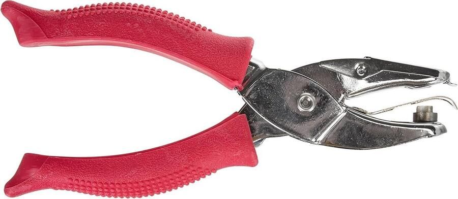 Hart perforator metaal kunststof meerkleurig 15 x 5 x 3 cm Tang stijlvol design Gaatjestang